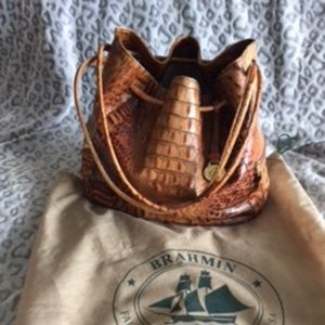 Brahmin bucket bag